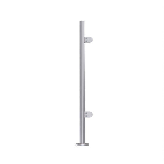 Stainless Steel Handrail Posts – 316 Mirror Polish Balustrade Posts & Uprights for Handrail & Glass Balustrade - Rackerman