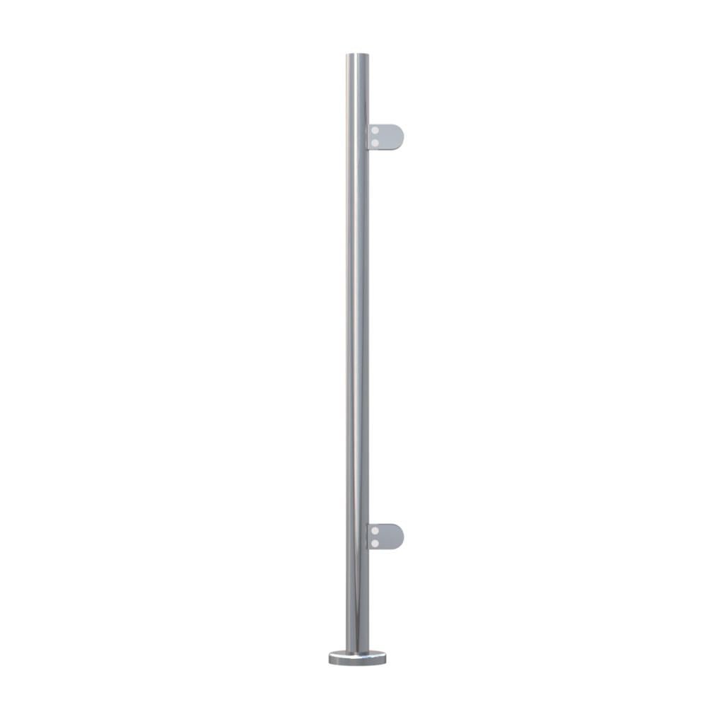 Stainless Steel Handrail Posts – 316 Mirror Polish Balustrade Posts & Uprights for Handrail & Glass Balustrade - Rackerman