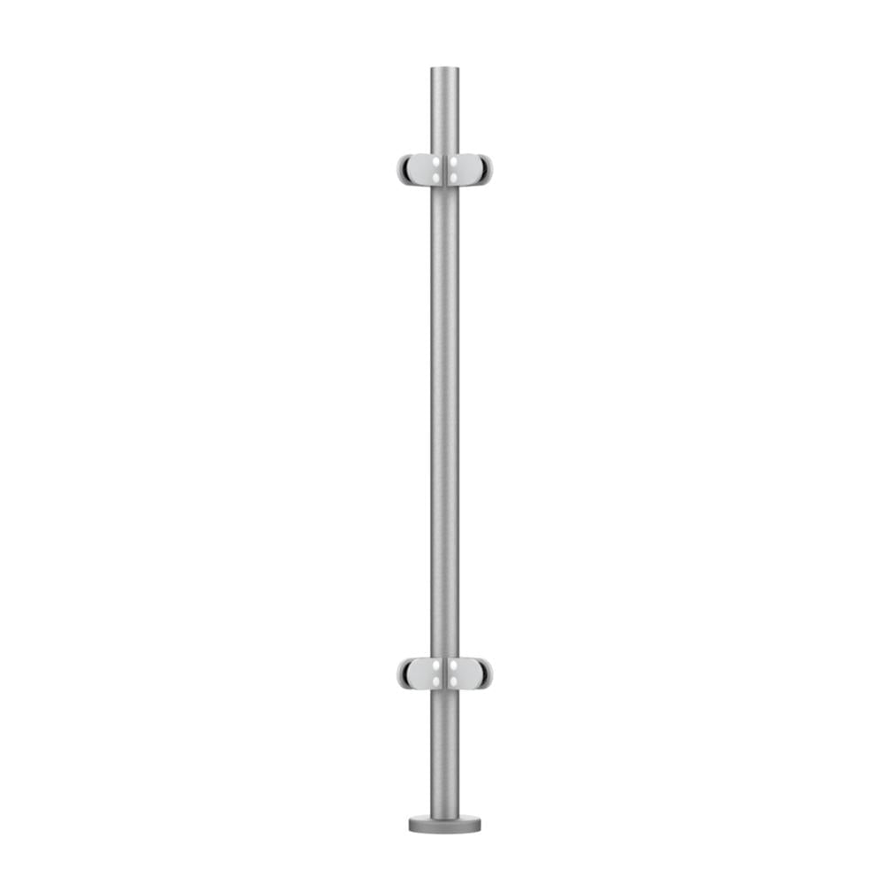 Stainless Steel Handrail Posts – 316 Satin (Marine Grade) - Rackerman