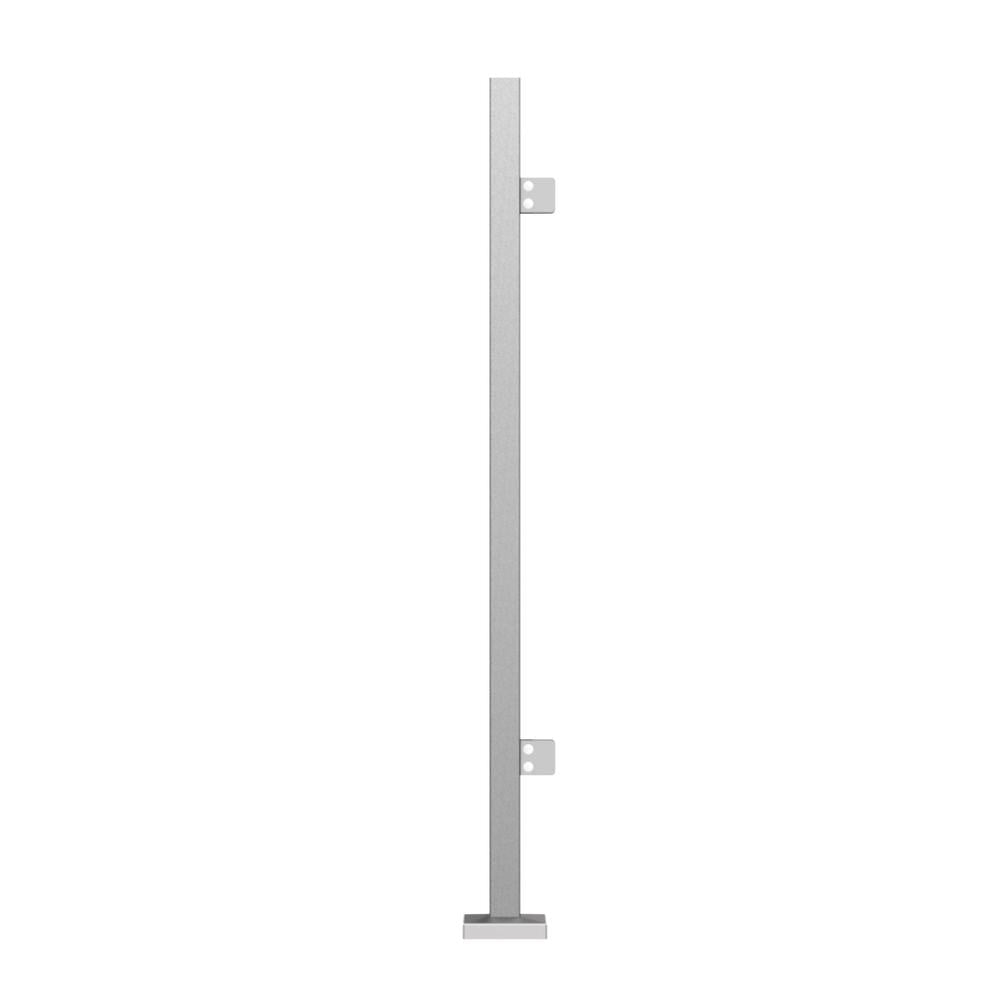 Stainless Steel Handrail Posts – 316 Satin (Marine Grade) - Rackerman