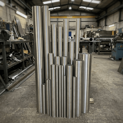 Stainless Steel Round Tube - 304 & 316 Satin & Mirror Polish, 12mm to 48.3mm - Rackerman