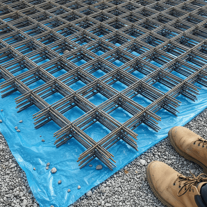 Steel Reinforcement Mesh Sheets – A142, A252, A393 & D49 Concrete Reinforcing Mesh, 4.8x2.4m & 3.6x2.0m, Single Sheets Delivered UK - Rackerman