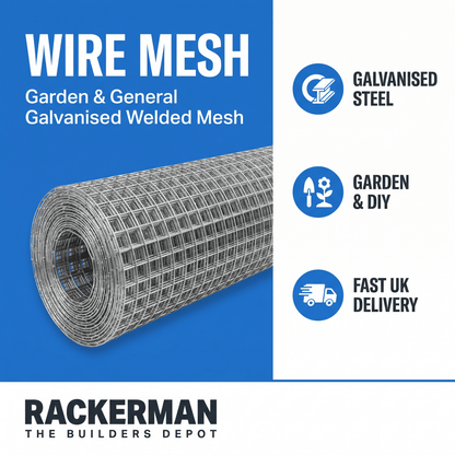 Wire Mesh — Garden & General Galvanised Welded Mesh - Rackerman