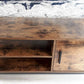 Industrial TV Stand Vintage Retro Cabinet Small Media Unit Rustic Metal Shelf