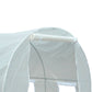 Large Galvanised Walk-in Greenhouse Poly Tunnel