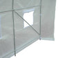 Large Galvanised Walk-in Greenhouse Poly Tunnel