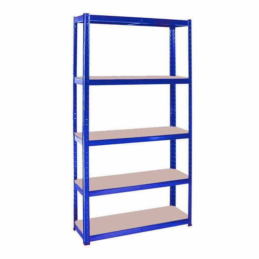 HEAVY DUTY (MC) ADJUSTABLE 5 TIER METAL SHELVING UNIT STORAGE RACKING