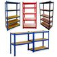 HEAVY DUTY (MC) ADJUSTABLE 5 TIER METAL SHELVING UNIT STORAGE RACKING