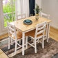 Wooden Dining Table with 4 Chairs Sets Contemporary Dining Room Furniture