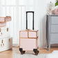 Makeup Trolley – Travel Case | Vanity Suitcase | Storage Organiser, Rose Gold(mc)