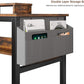 Computer Desk, Industrial Writing Desk 47in