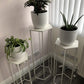 SET OF3! Metal Plant Stand Nesting Flower Display Table Tall Hexagon Rack Indoor Flower Holder