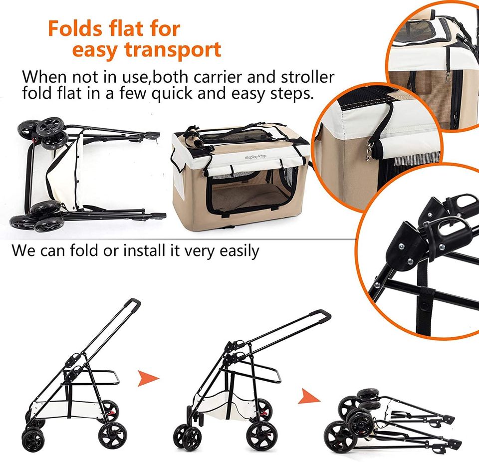 Display4top 2024 pet stroller