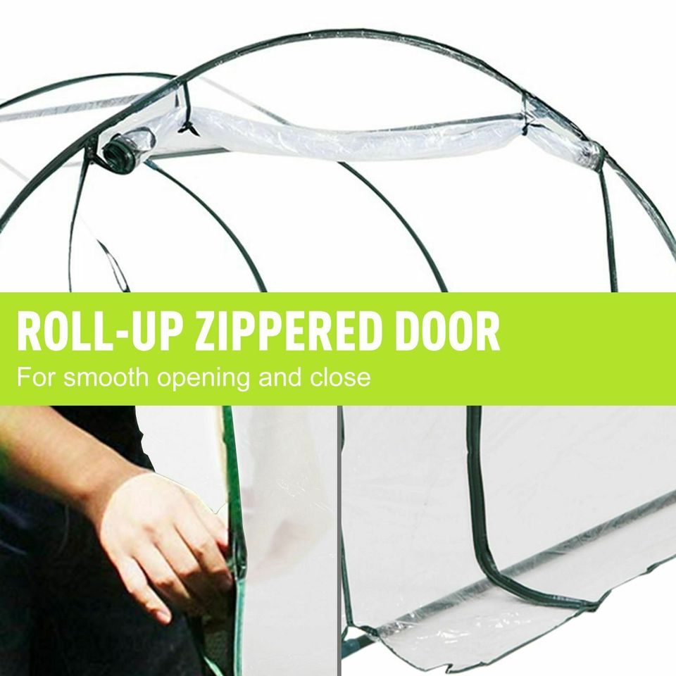 Greenhouse/Poly Tunnel Solid Tube Frame Walk-in 3m x 2m