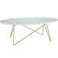 Coffee Table Modern Table Marble Effect