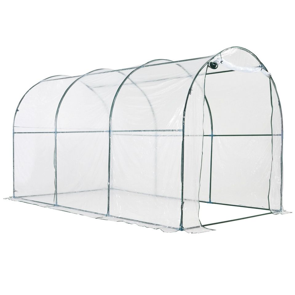 Greenhouse/Poly Tunnel Solid Tube Frame Walk-in 3m x 2m