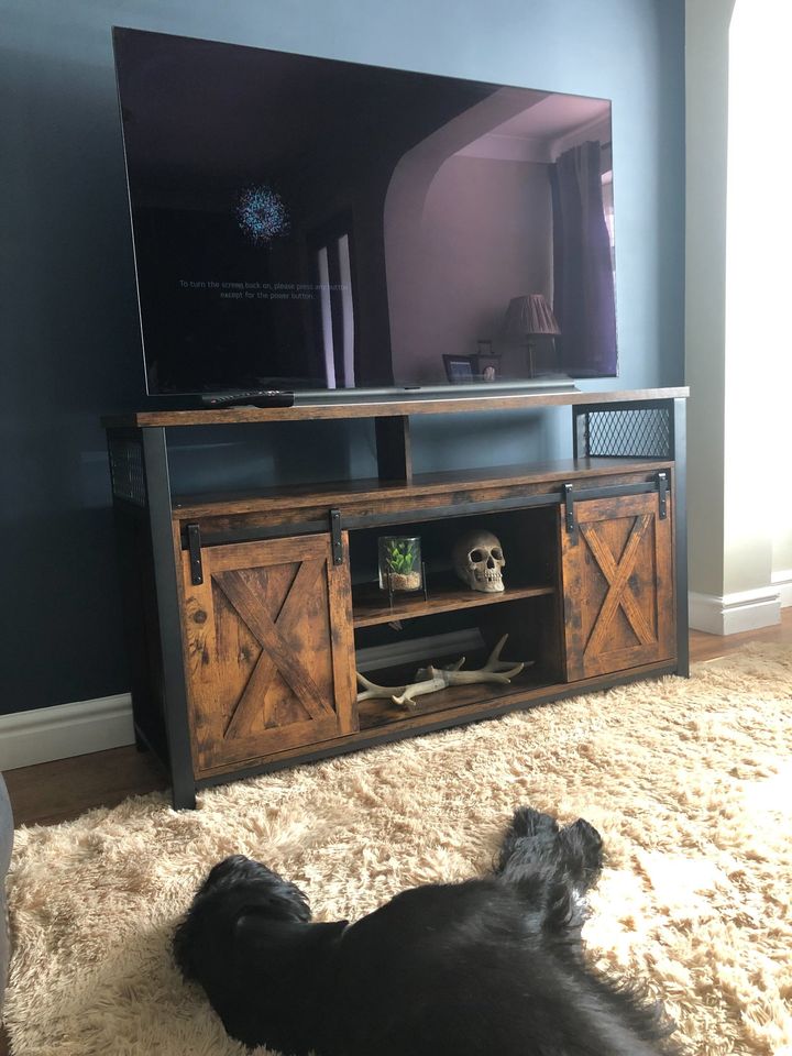 Industrial Vintage TV Television Cabinet