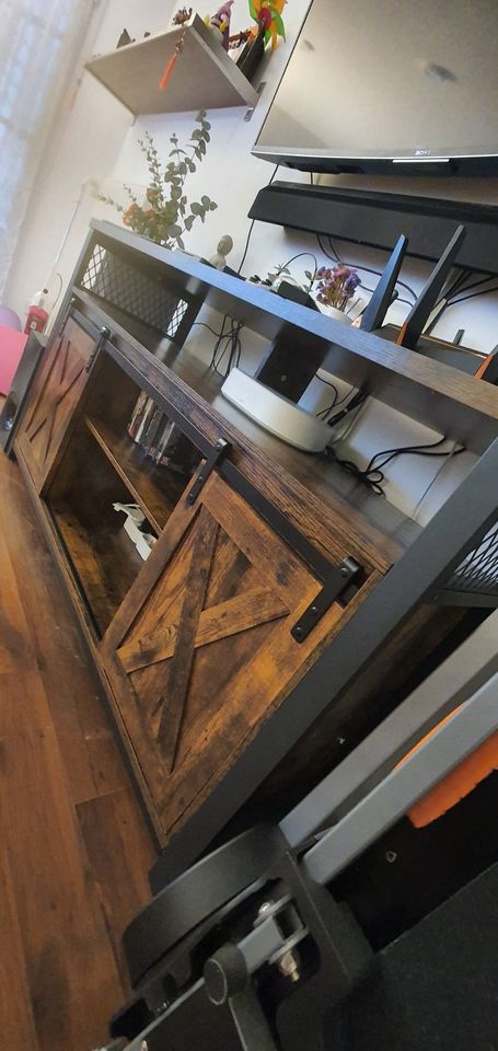 Industrial Vintage TV Television Cabinet