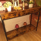 Home Industrial Rustic Console Entrance Sofa Table