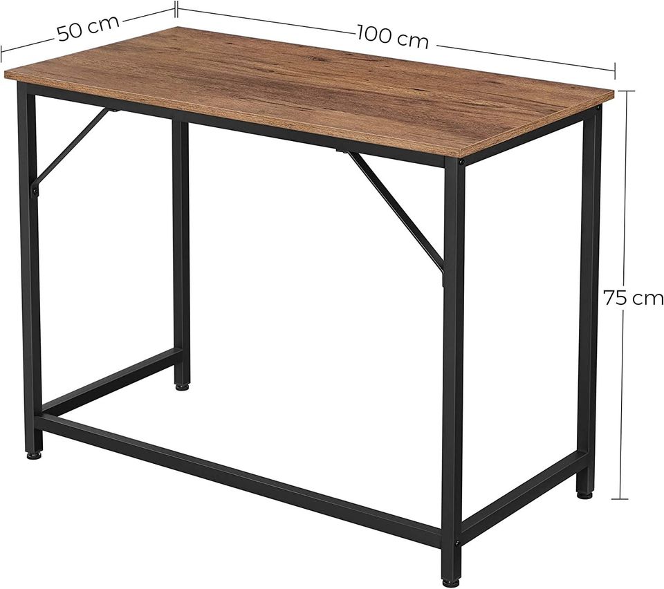 Writing Computer Desk Small Office Table 100x50x75cm