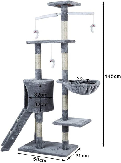 145cm Cat Tree Scratch Tower