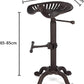 Industrial Cast Iron Bar/Tractor Stools with Adjustable Height