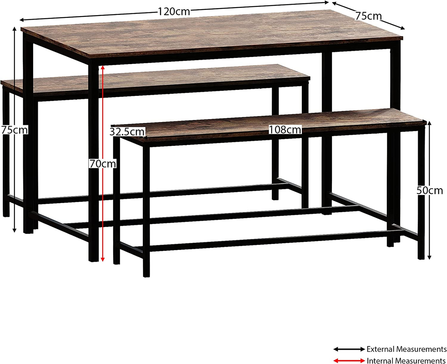 Kitchen Table and Bench Seats