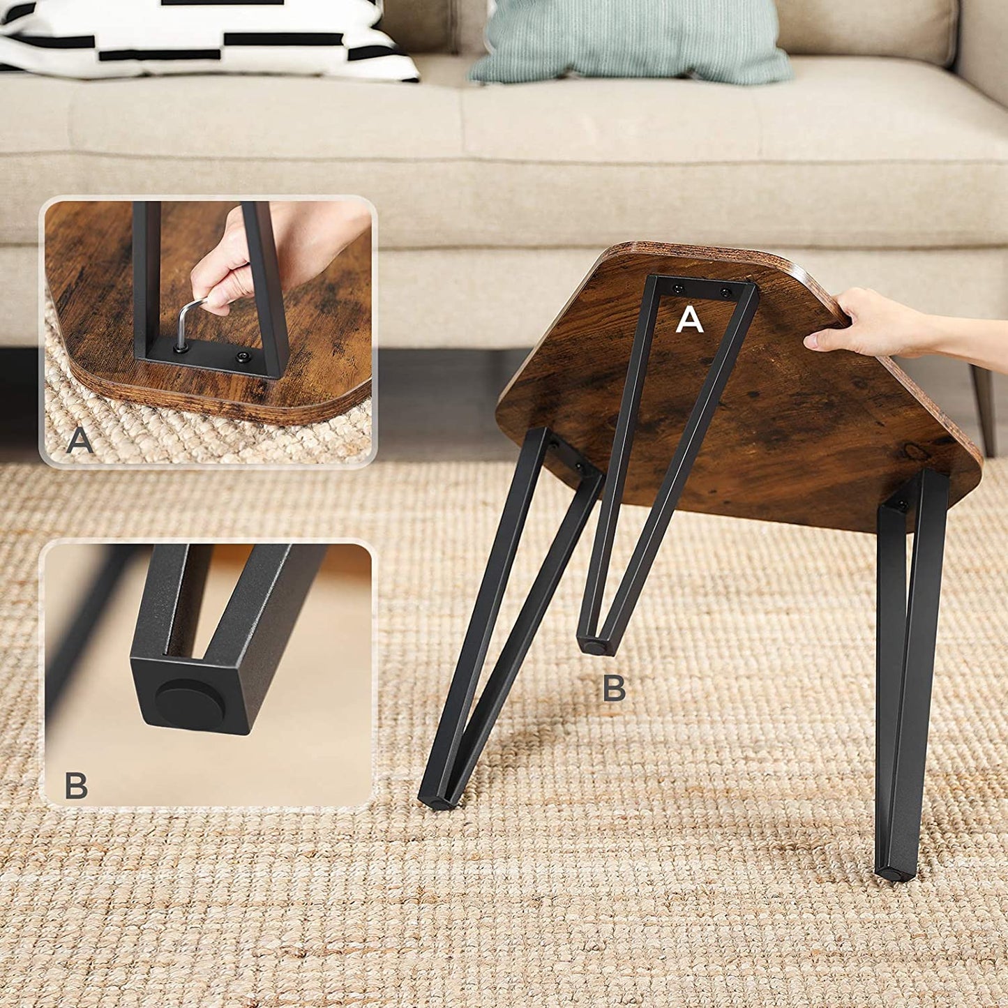 Nesting Coffee Table, Set of 3
