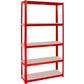 HEAVY DUTY (MC) ADJUSTABLE 5 TIER METAL SHELVING UNIT STORAGE RACKING