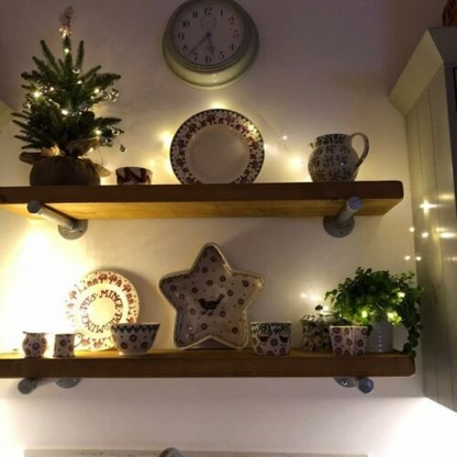 Reclaimed Scaffold Shelves UK | Rustic Industrial Wall Boards