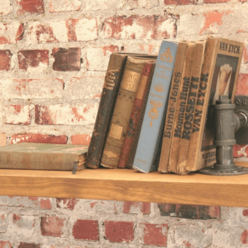 Reclaimed Scaffold Board Shelves – Rustic Wall Shelving, Cut to Size - Rackerman