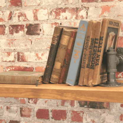Reclaimed Scaffold Board Shelves – Rustic Wall Shelving, Cut to Size - Rackerman