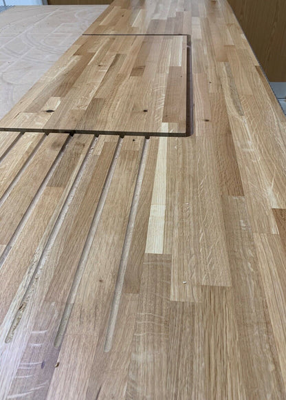 Solid Oak Worktop UK | Premium Hardwood Sanded & Oiled Worktops