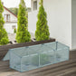 Aluminium Greenhouse Plants Raised Bed Vented Cold Frame