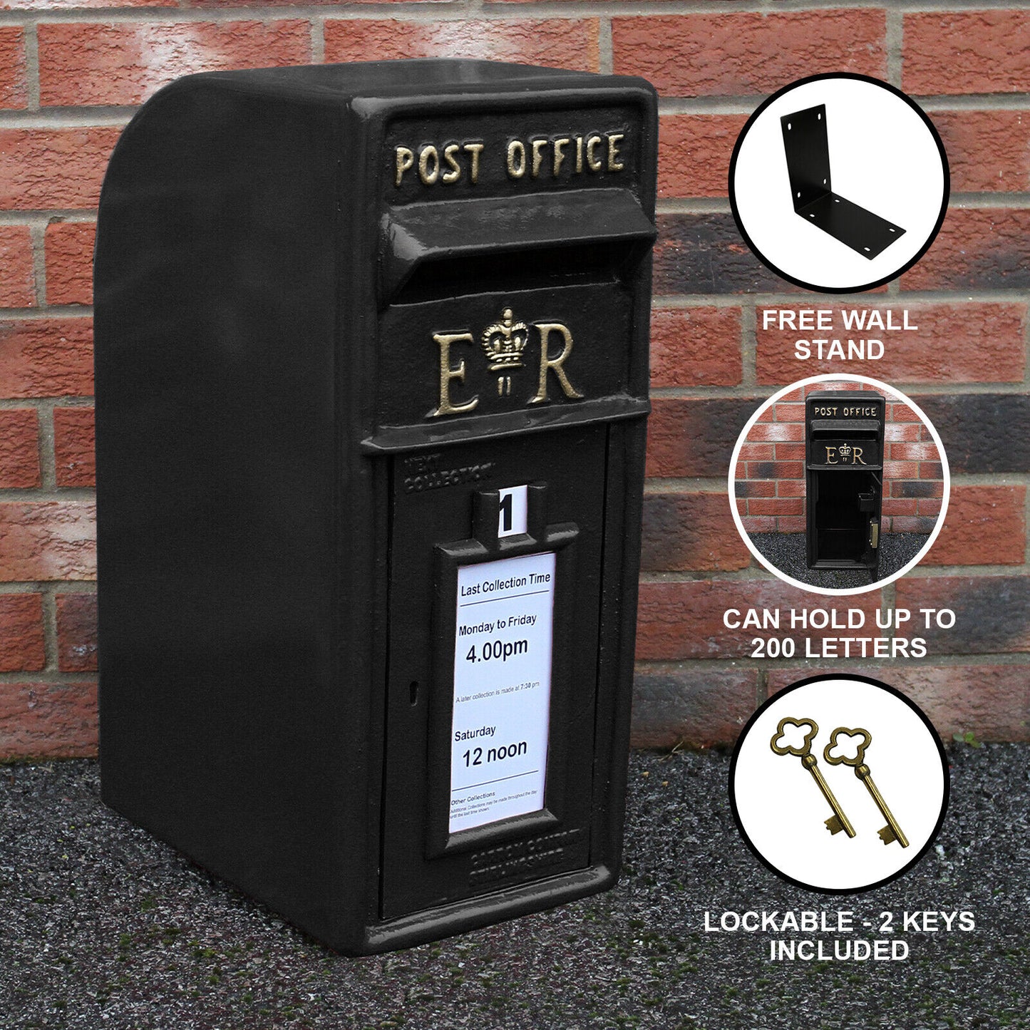 Royal Mail Replica Cast Iron Post Box
