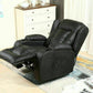 Bonded Leather Recliner Electric Massage Chair Rocking Winged Heated 10 In 1 Armchair