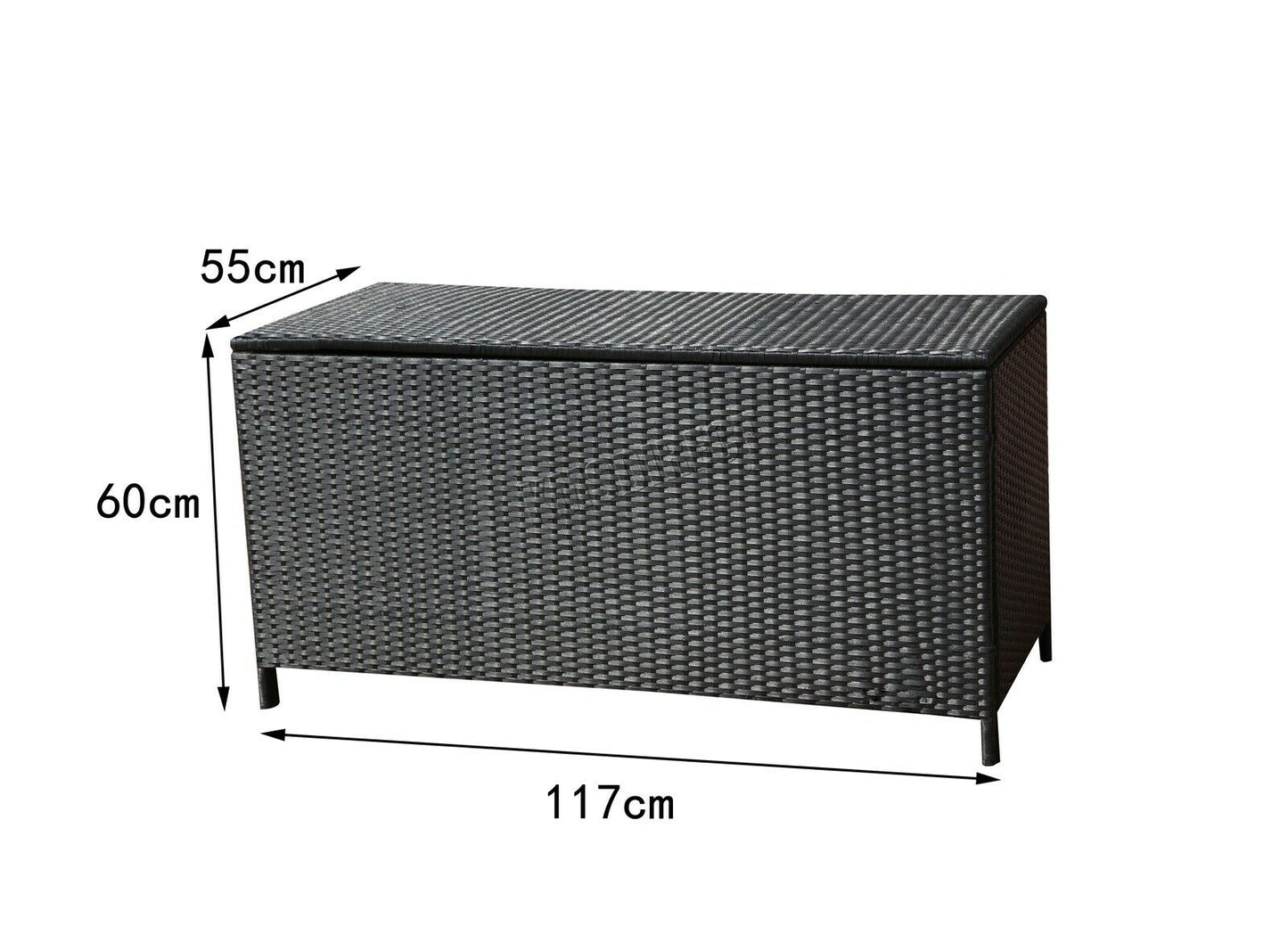 Garden Furniture Rattan Storage Box