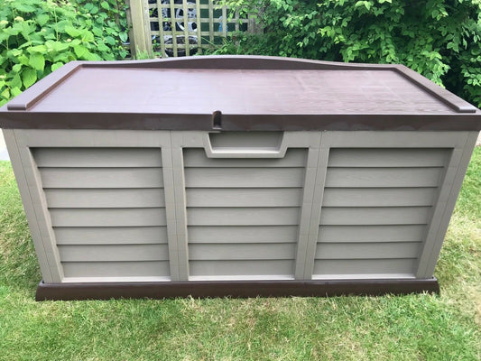Outdoor Garden Storage Utility Chest Cushion Box