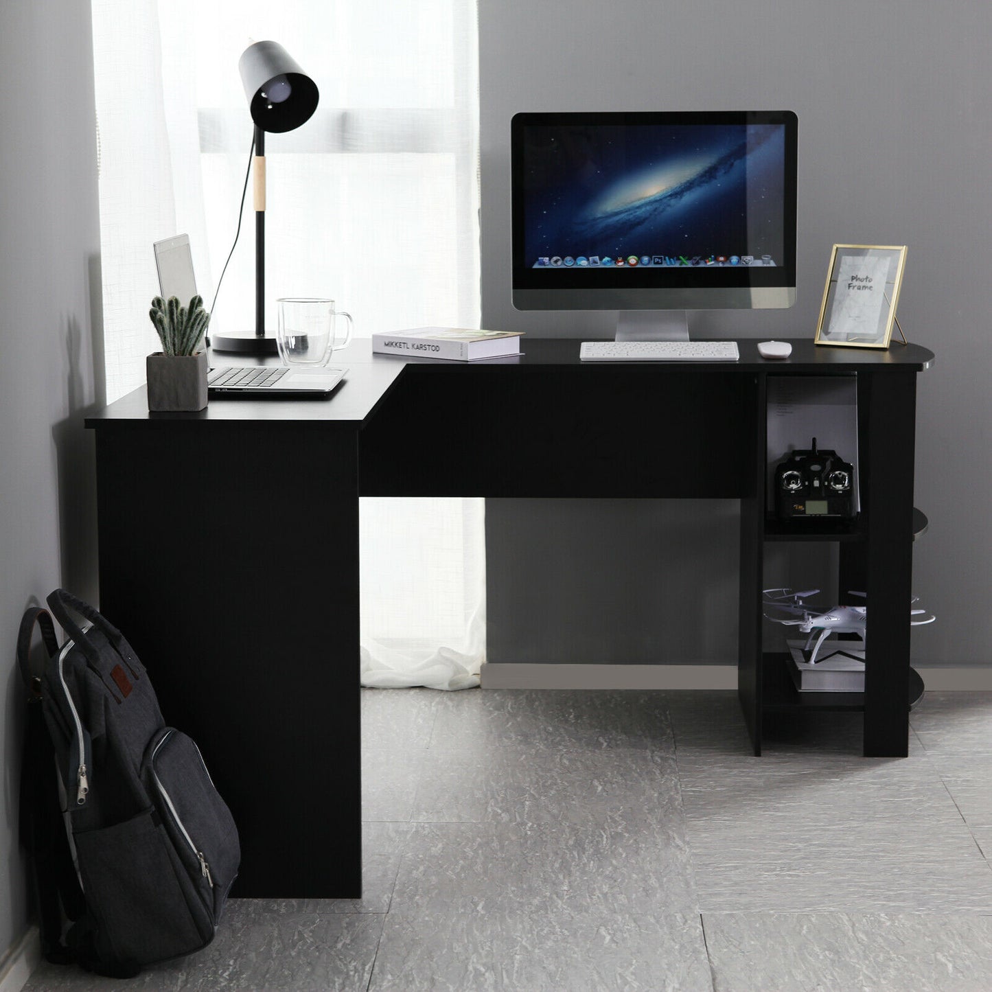 Corner Computer Desk PC Table Workstation