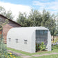 Galvanised Steel 4.5 x 2M Walk-in Polytunnel Greenhouse for Garden,