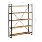 Industrial Bookcase Rustic Shelf Unit