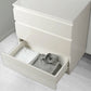 Chest of 3 Drawers Sideboard TV unit cabinet storage White High Gloss Fronts, White