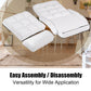 Adjustable Folding Lazy Sofa Bed with Armrests and Pillow